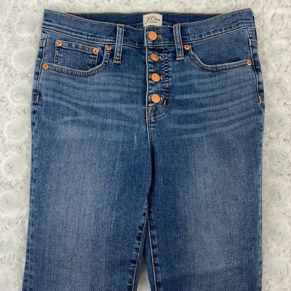 J.Crew | 9" Toothpick Exposed Button Fly Jeans - Picture 3 of 15
